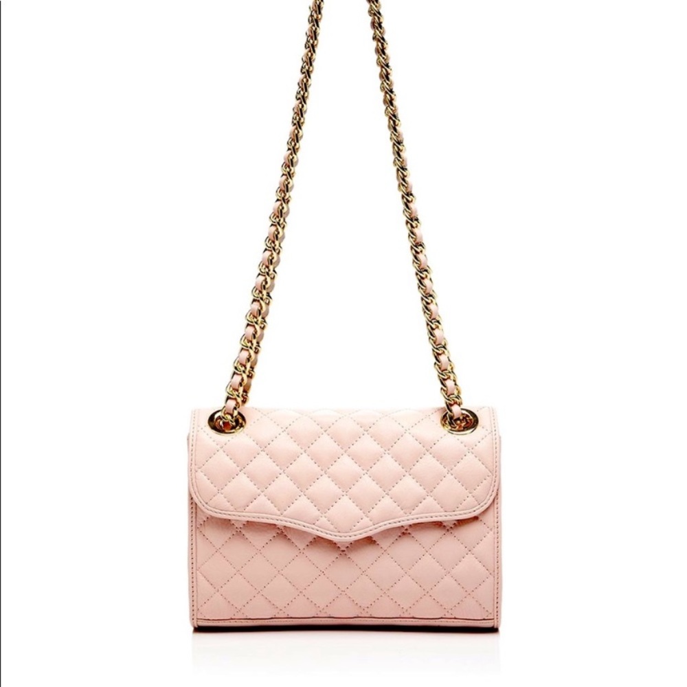 NWT! Rebecca Minkoff Mini Quilted Affair Pink Quartz
